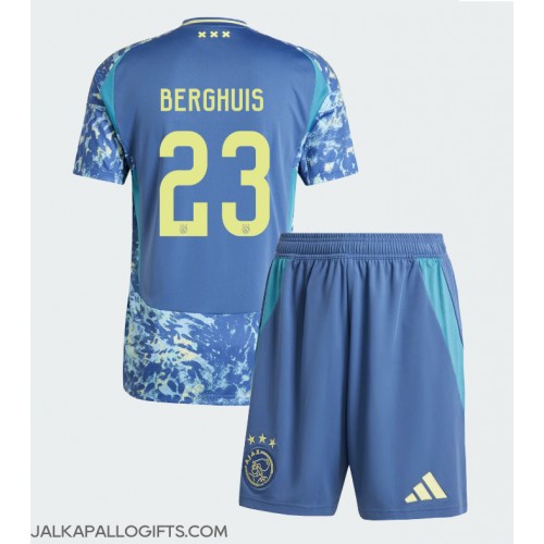 Ajax Steven Berghuis #23 Vieras Peliasu Lasten 2024-25 Lyhythihainen (+ Lyhyet housut)